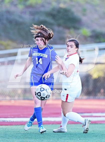 Thumbnail 3 in St. Ignatius vs Presentation (CIF CCS D2 Semifinal) photogallery.