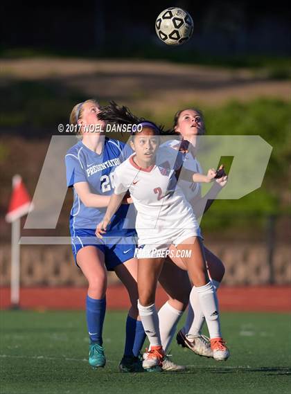 Thumbnail 3 in St. Ignatius vs Presentation (CIF CCS D2 Semifinal) photogallery.