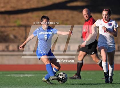 Thumbnail 2 in St. Ignatius vs Presentation (CIF CCS D2 Semifinal) photogallery.