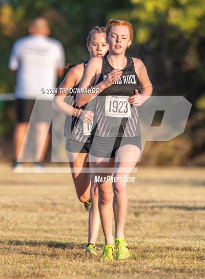 Thumbnail 2 in UIL 6A Girls Cross Country District 25 Finals photogallery.