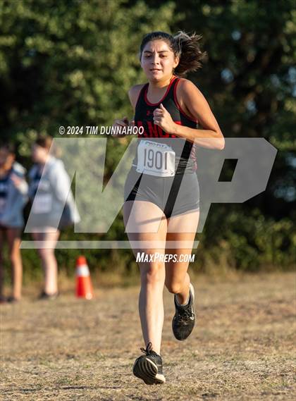 Thumbnail 2 in UIL 6A Girls Cross Country District 25 Finals photogallery.