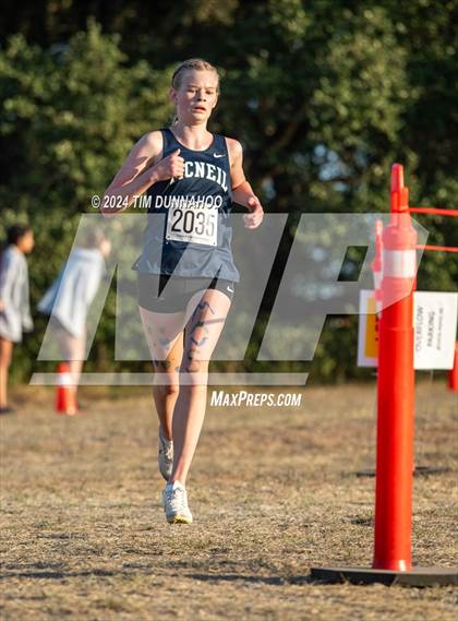 Thumbnail 1 in UIL 6A Girls Cross Country District 25 Finals photogallery.