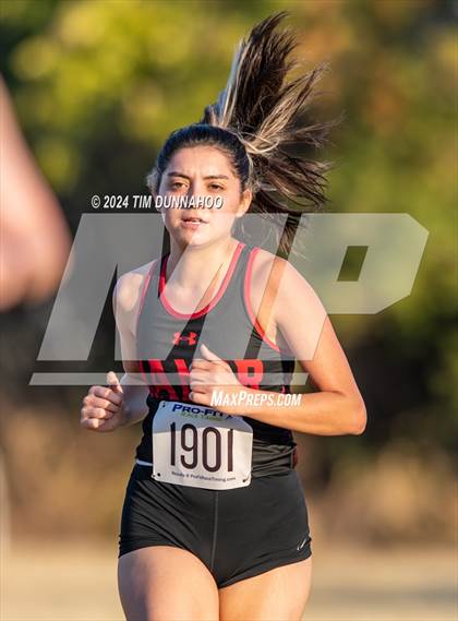 Thumbnail 1 in UIL 6A Girls Cross Country District 25 Finals photogallery.