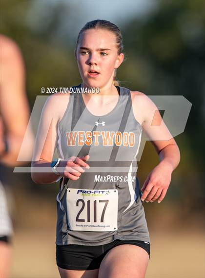 Thumbnail 2 in UIL 6A Girls Cross Country District 25 Finals photogallery.