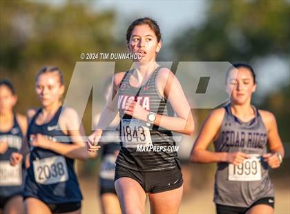 Thumbnail 1 in UIL 6A Girls Cross Country District 25 Finals photogallery.
