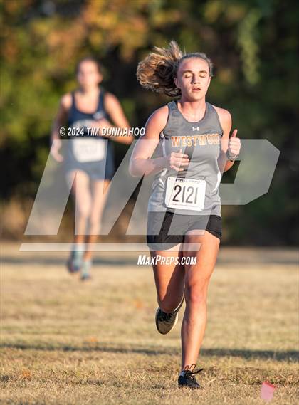 Thumbnail 2 in UIL 6A Girls Cross Country District 25 Finals photogallery.