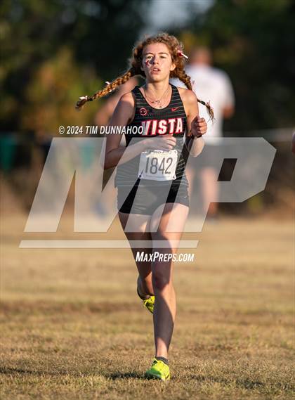 Thumbnail 3 in UIL 6A Girls Cross Country District 25 Finals photogallery.