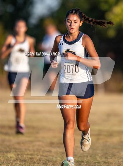 Thumbnail 1 in UIL 6A Girls Cross Country District 25 Finals photogallery.