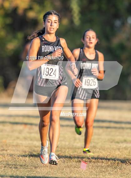 Thumbnail 2 in UIL 6A Girls Cross Country District 25 Finals photogallery.
