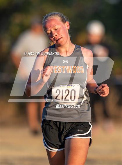 Thumbnail 1 in UIL 6A Girls Cross Country District 25 Finals photogallery.