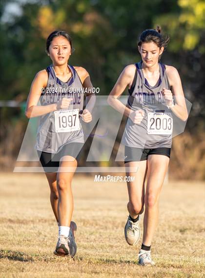 Thumbnail 3 in UIL 6A Girls Cross Country District 25 Finals photogallery.