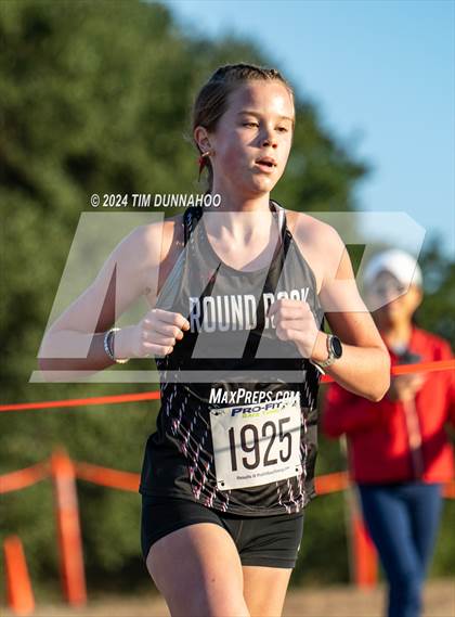 Thumbnail 2 in UIL 6A Girls Cross Country District 25 Finals photogallery.