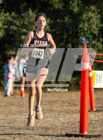 Thumbnail 1 in UIL 6A Girls Cross Country District 25 Finals photogallery.