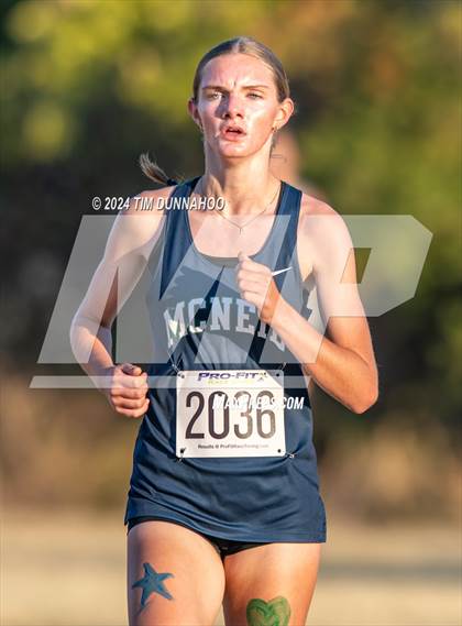 Thumbnail 1 in UIL 6A Girls Cross Country District 25 Finals photogallery.