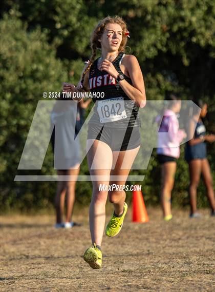 Thumbnail 1 in UIL 6A Girls Cross Country District 25 Finals photogallery.
