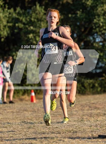 Thumbnail 3 in UIL 6A Girls Cross Country District 25 Finals photogallery.