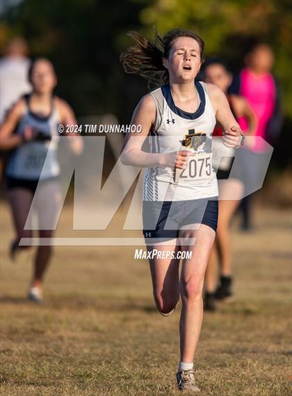 Thumbnail 2 in UIL 6A Girls Cross Country District 25 Finals photogallery.