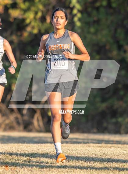 Thumbnail 2 in UIL 6A Girls Cross Country District 25 Finals photogallery.