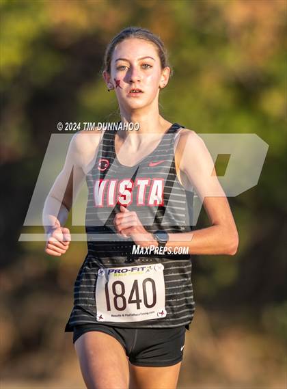 Thumbnail 3 in UIL 6A Girls Cross Country District 25 Finals photogallery.
