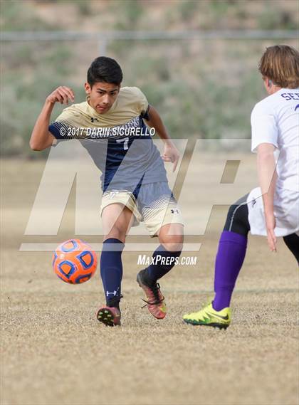 Thumbnail 1 in Yuma Catholic @ Red Rock (AIA 3A 1st Round Playoff)  photogallery.