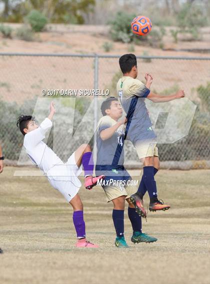 Thumbnail 1 in Yuma Catholic @ Red Rock (AIA 3A 1st Round Playoff)  photogallery.