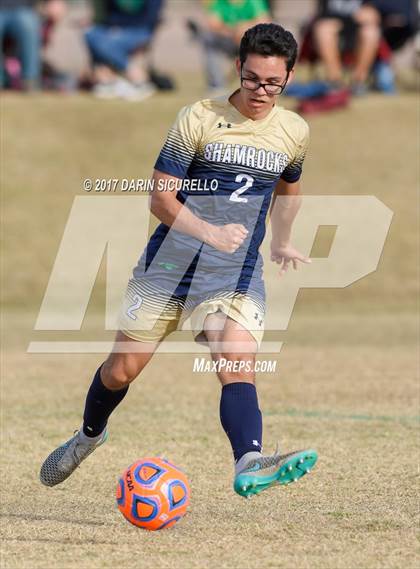 Thumbnail 1 in Yuma Catholic @ Red Rock (AIA 3A 1st Round Playoff)  photogallery.