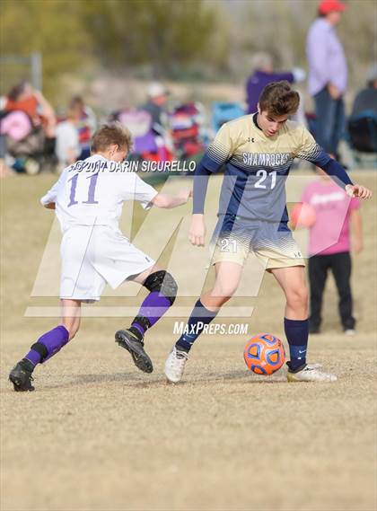Thumbnail 3 in Yuma Catholic @ Red Rock (AIA 3A 1st Round Playoff)  photogallery.