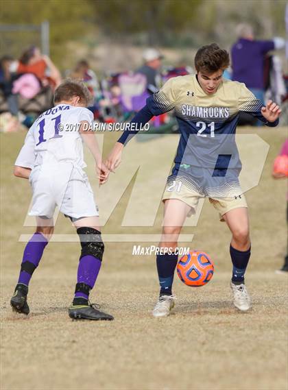Thumbnail 2 in Yuma Catholic @ Red Rock (AIA 3A 1st Round Playoff)  photogallery.