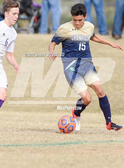 Thumbnail 1 in Yuma Catholic @ Red Rock (AIA 3A 1st Round Playoff)  photogallery.