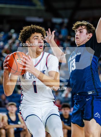 Thumbnail 1 in Mt. Spokane vs. Bellarmine Prep (WIAA 3A Quarter Final) photogallery.