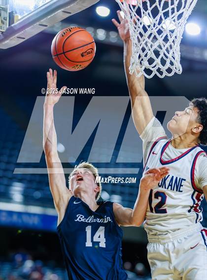 Thumbnail 1 in Mt. Spokane vs. Bellarmine Prep (WIAA 3A Quarter Final) photogallery.