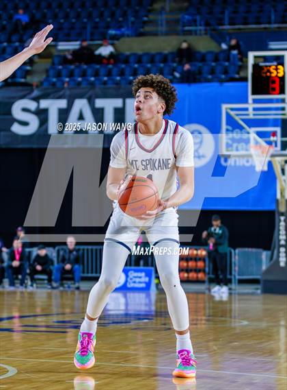 Thumbnail 2 in Mt. Spokane vs. Bellarmine Prep (WIAA 3A Quarter Final) photogallery.