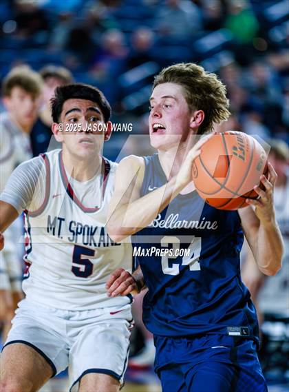Thumbnail 2 in Mt. Spokane vs. Bellarmine Prep (WIAA 3A Quarter Final) photogallery.