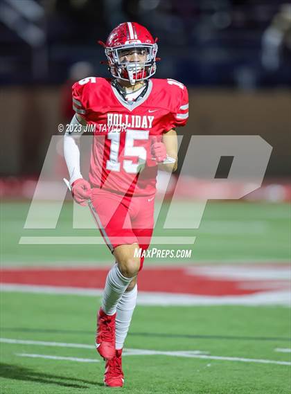 Thumbnail 3 in Jacksboro vs. Holliday (UIL 3A Region Semifinal) photogallery.