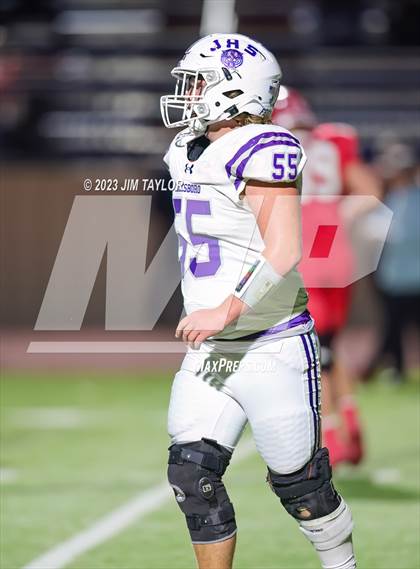 Thumbnail 1 in Jacksboro vs. Holliday (UIL 3A Region Semifinal) photogallery.