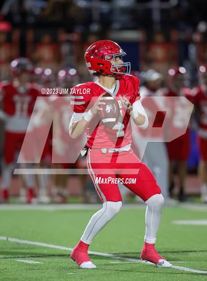 Thumbnail 2 in Jacksboro vs. Holliday (UIL 3A Region Semifinal) photogallery.