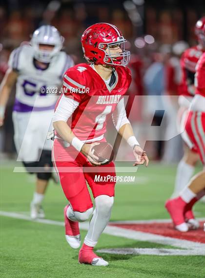 Thumbnail 3 in Jacksboro vs. Holliday (UIL 3A Region Semifinal) photogallery.