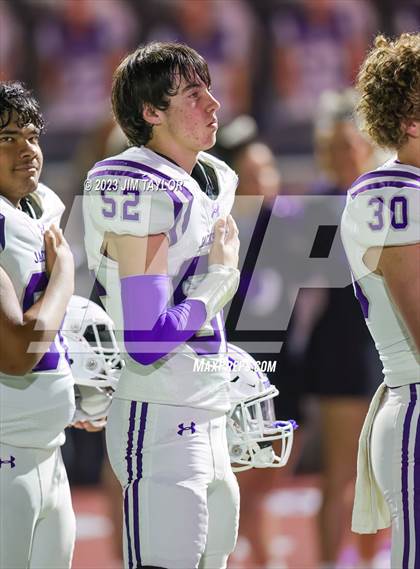 Thumbnail 2 in Jacksboro vs. Holliday (UIL 3A Region Semifinal) photogallery.