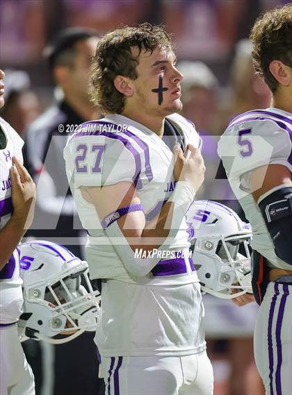 Thumbnail 1 in Jacksboro vs. Holliday (UIL 3A Region Semifinal) photogallery.