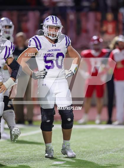 Thumbnail 1 in Jacksboro vs. Holliday (UIL 3A Region Semifinal) photogallery.