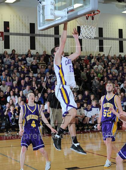 Thumbnail 3 in Clayton vs. Drummond (WIAA D5 Sectional Final) photogallery.