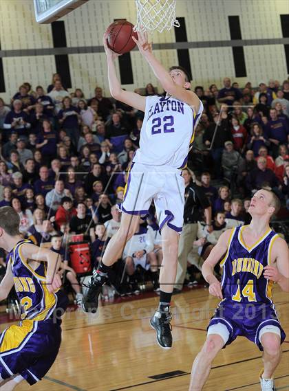 Thumbnail 3 in Clayton vs. Drummond (WIAA D5 Sectional Final) photogallery.