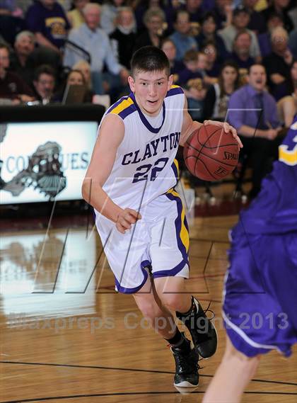 Thumbnail 3 in Clayton vs. Drummond (WIAA D5 Sectional Final) photogallery.