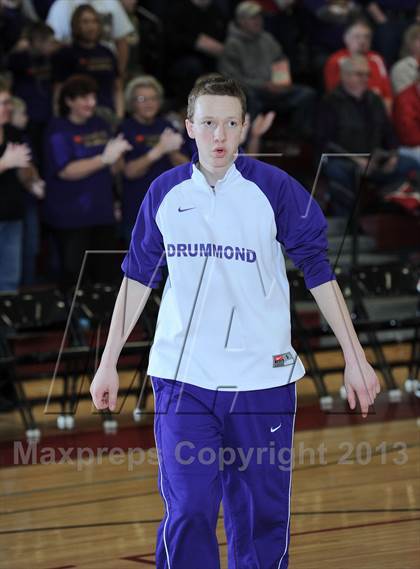 Thumbnail 2 in Clayton vs. Drummond (WIAA D5 Sectional Final) photogallery.