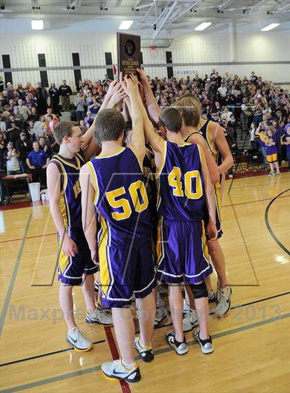 Thumbnail 1 in Clayton vs. Drummond (WIAA D5 Sectional Final) photogallery.