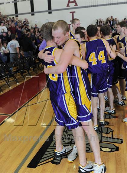 Thumbnail 2 in Clayton vs. Drummond (WIAA D5 Sectional Final) photogallery.