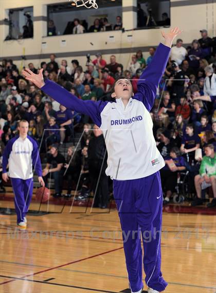 Thumbnail 2 in Clayton vs. Drummond (WIAA D5 Sectional Final) photogallery.
