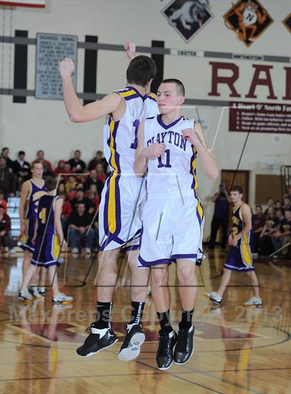 Thumbnail 2 in Clayton vs. Drummond (WIAA D5 Sectional Final) photogallery.