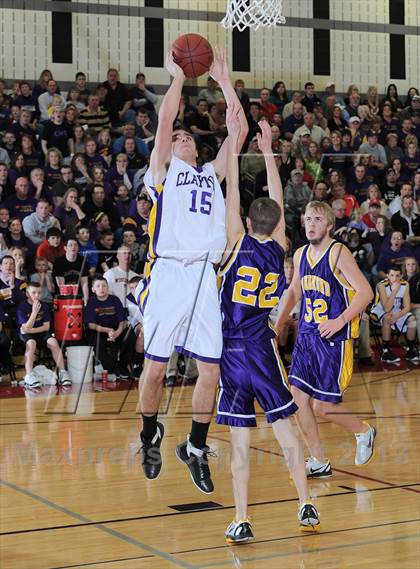 Thumbnail 3 in Clayton vs. Drummond (WIAA D5 Sectional Final) photogallery.