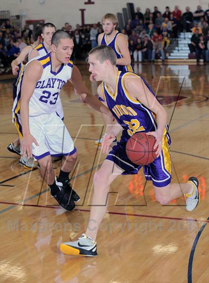 Thumbnail 3 in Clayton vs. Drummond (WIAA D5 Sectional Final) photogallery.